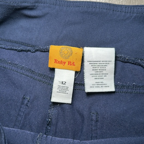 Ruby Rd. Pull On Pants - 12 - Picture 6 of 6